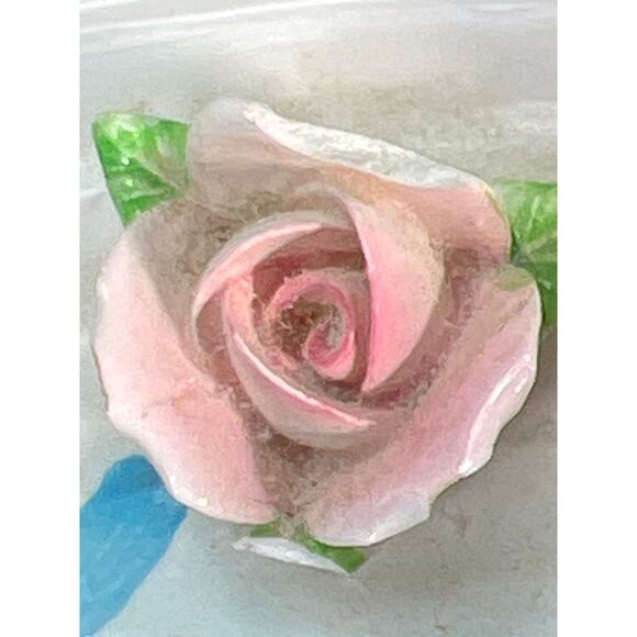 Vtg Lefton Lady Head Vase Planter 1343B Southern Belle Handpainted Big Hat MCM - Picture 6 of 9